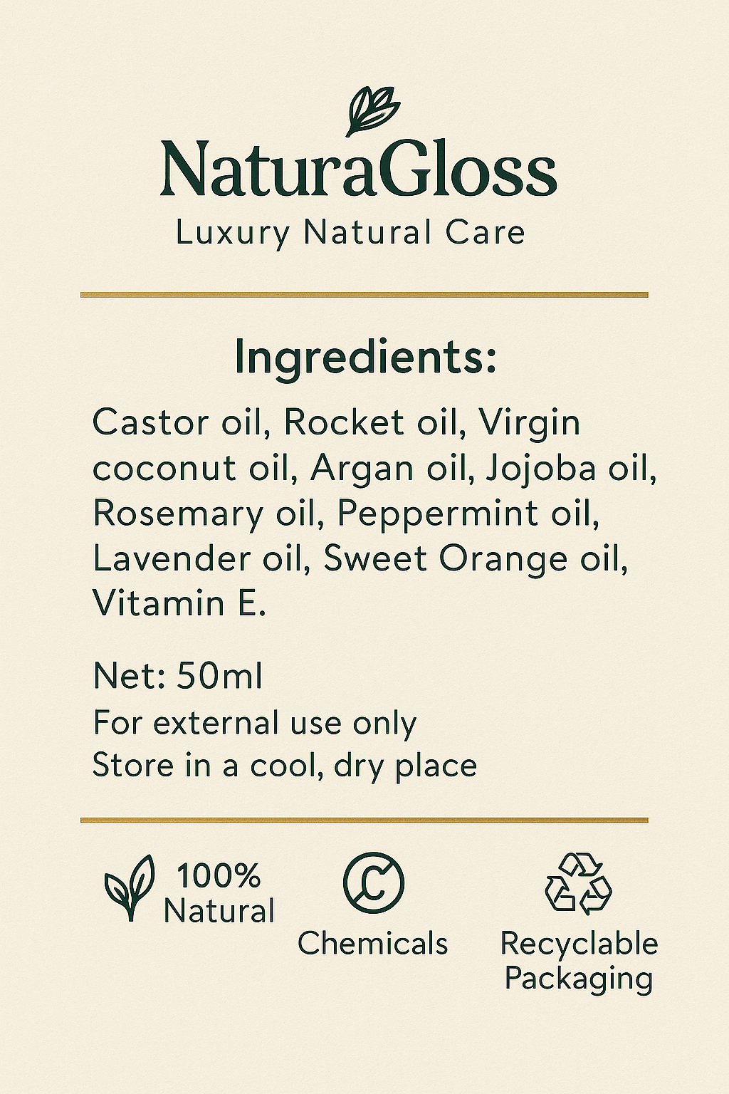 Hair Growth & Strengthening Oil